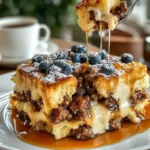 Sweet Maple Sausage Breakfast Casserole
