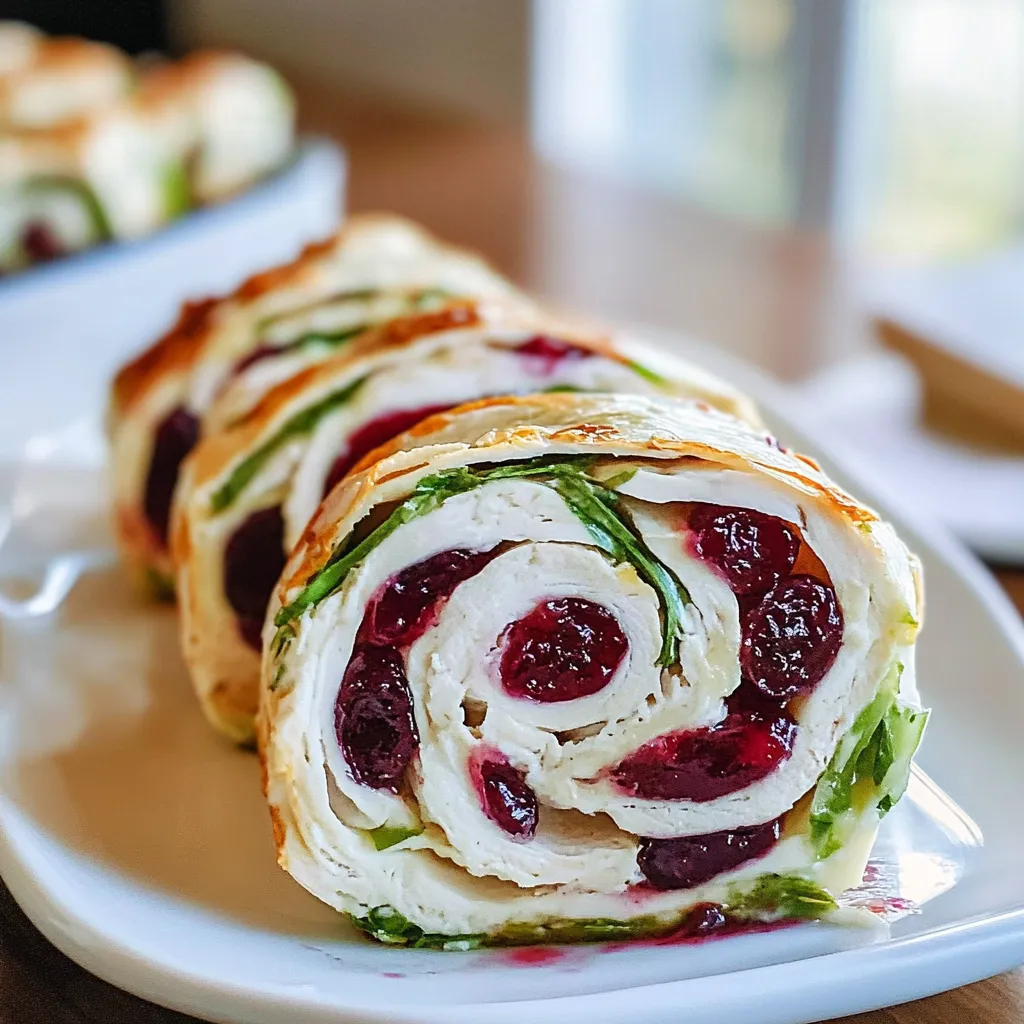 TURKEY CRANBERRY PINWHEELS