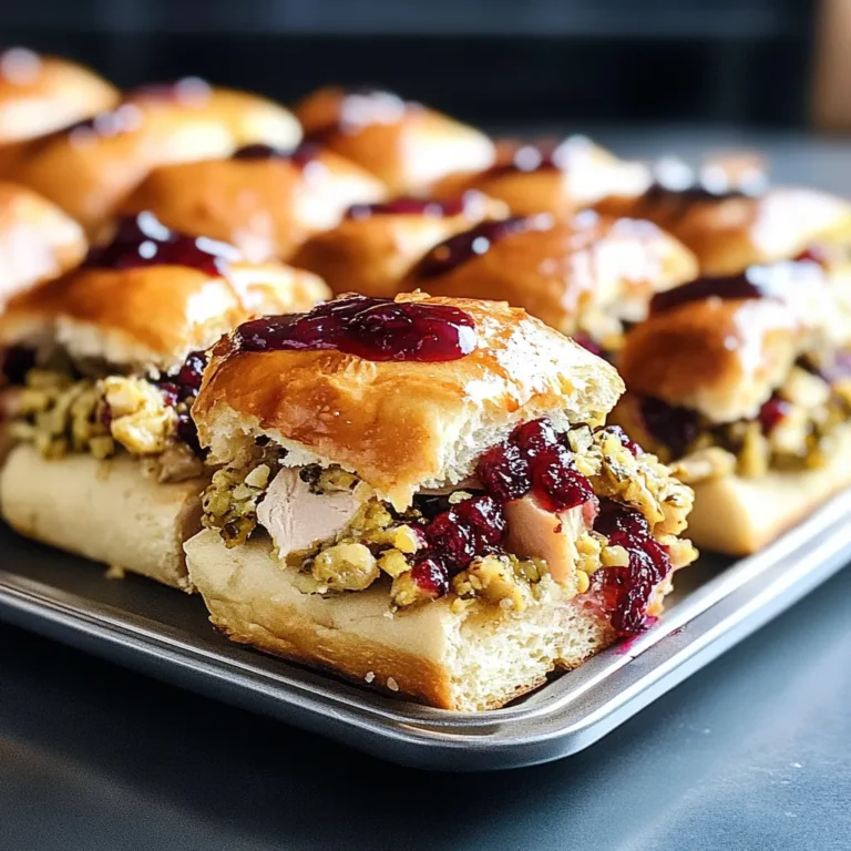 TURKEY CRANBERRY SLIDERS