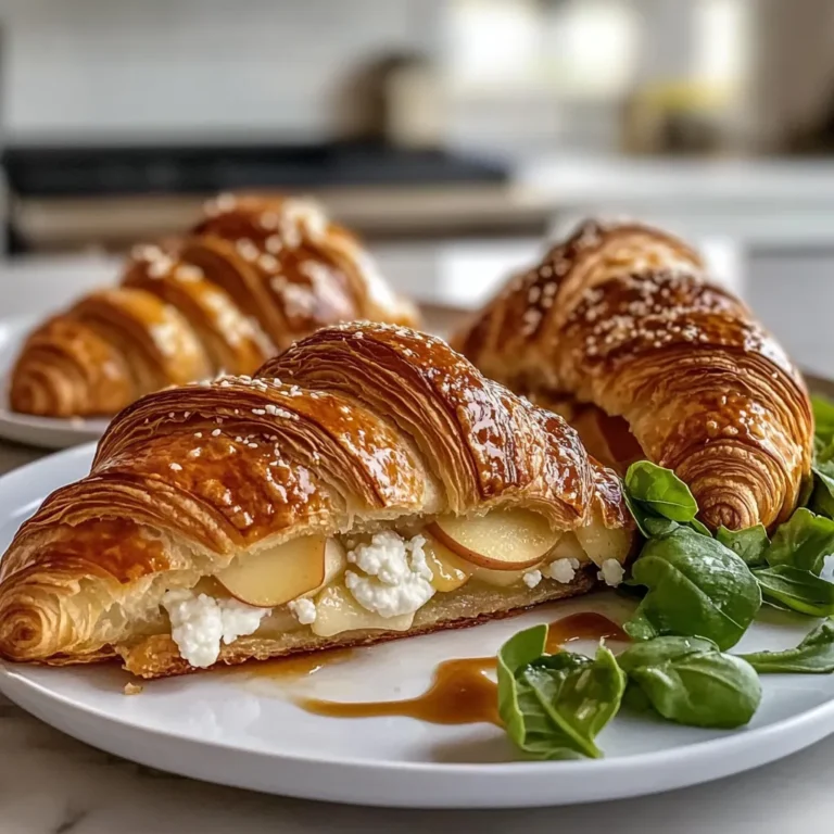 Apple Goat Cheese Croissant