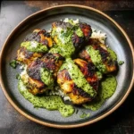 Best Peruvian Chicken with Creamy Green Sauce Recipe