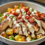 Chicken Bacon Ranch Keto Bowls