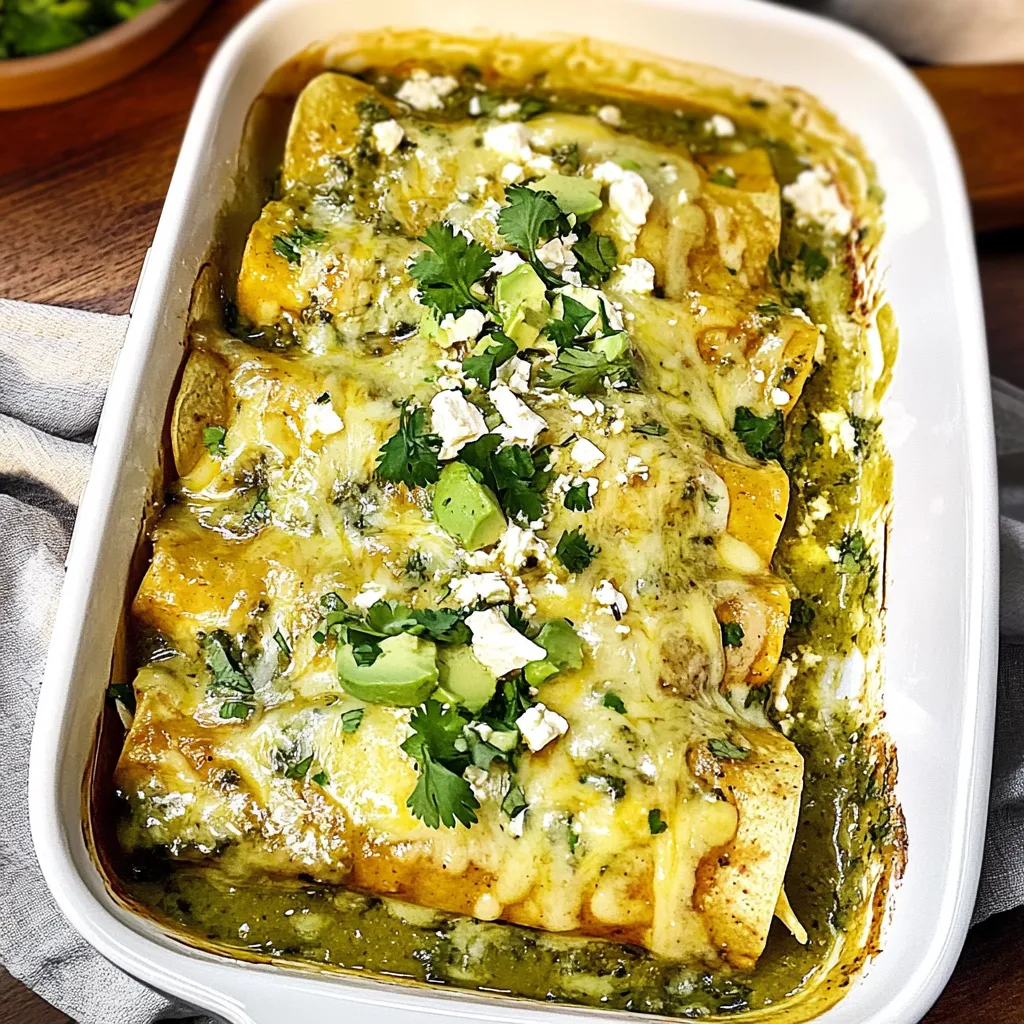 CHICKEN ENCHILADAS SUIZAS