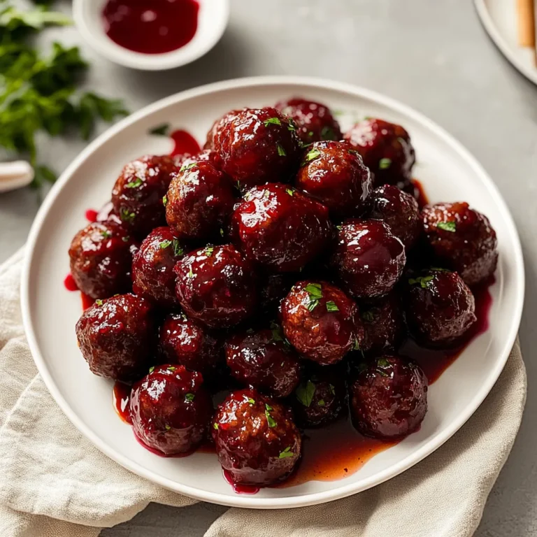 Christmas Cranberry Meatballs