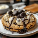 Cookies Cream Skillet Cookie