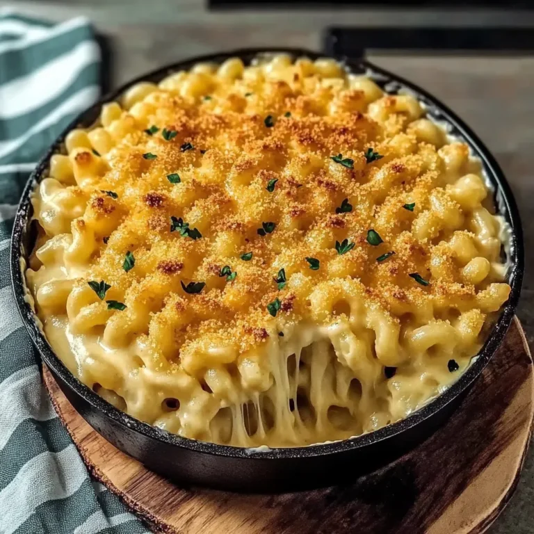 Creamy Baked Mac and Cheese No Flour