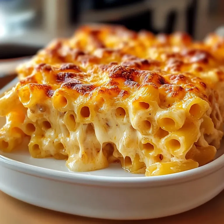 Creamy Baked Ziti Mac and Cheese