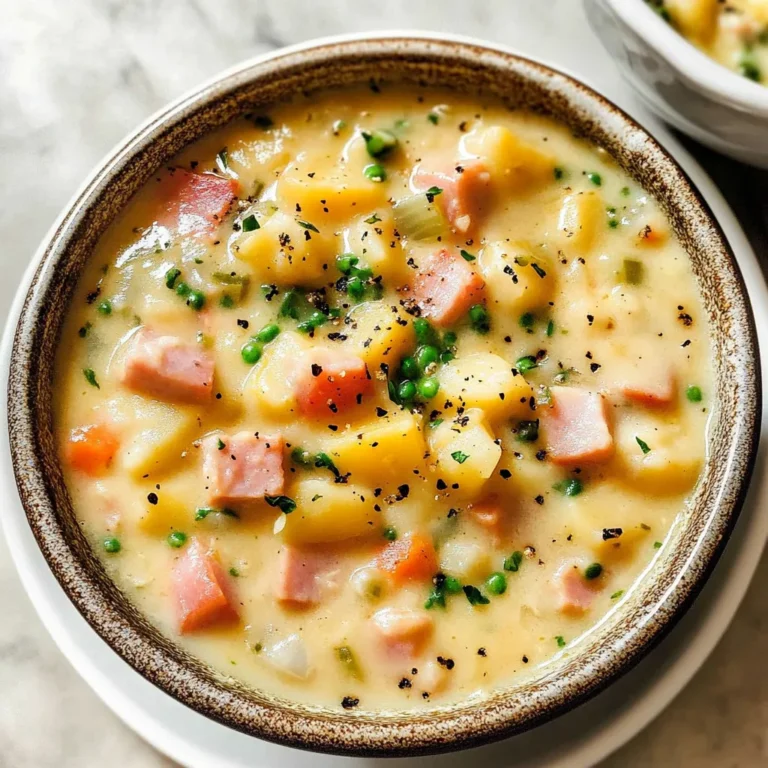 CREAMY HAM AND POTATO SOUP