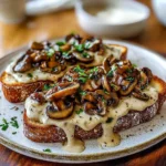 Creamy Mushroom on Toast - Easy Vegetarian Breakfast Recipe