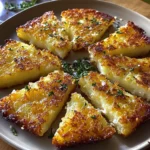 CRISPY BAKED HALLOUMI POTATO SQUARES