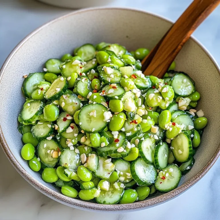 Crispy Cucumber Edamame Salad for a Refreshing Summer Treat