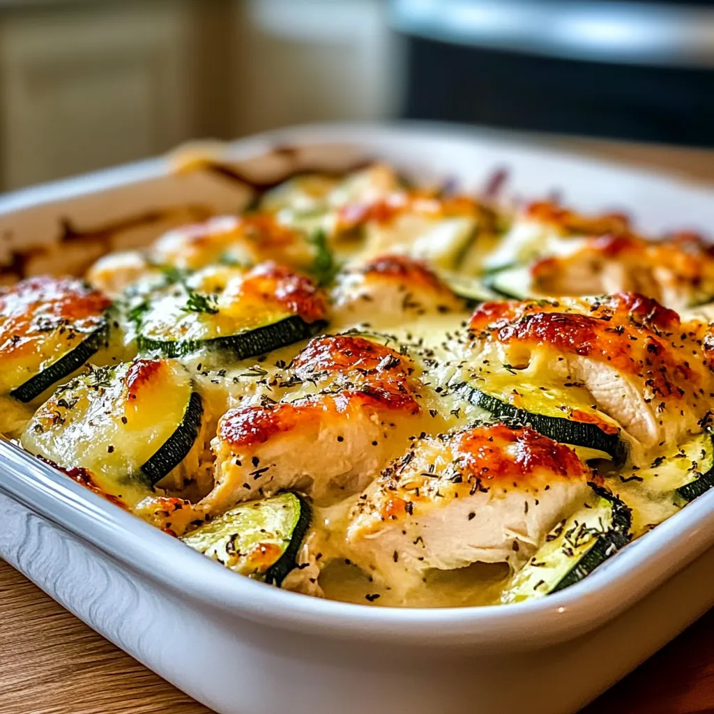 Delicious Chicken Zucchini Bake: A Cozy Comfort Recipe