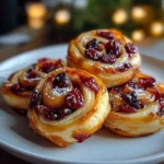 Delicious Christmas Cranberry Pinwheels - Easy Holiday Appetizer Recipe