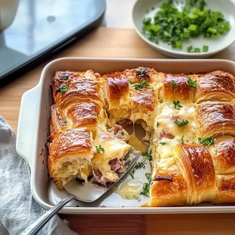 Delicious Croissant Breakfast Casserole Perfect for Brunch