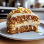 Delicious Fresh Apple Cake with Cream Cheese Frosting Recipe