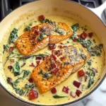 Easy Creamy Tuscan Salmon with Coconut Milk