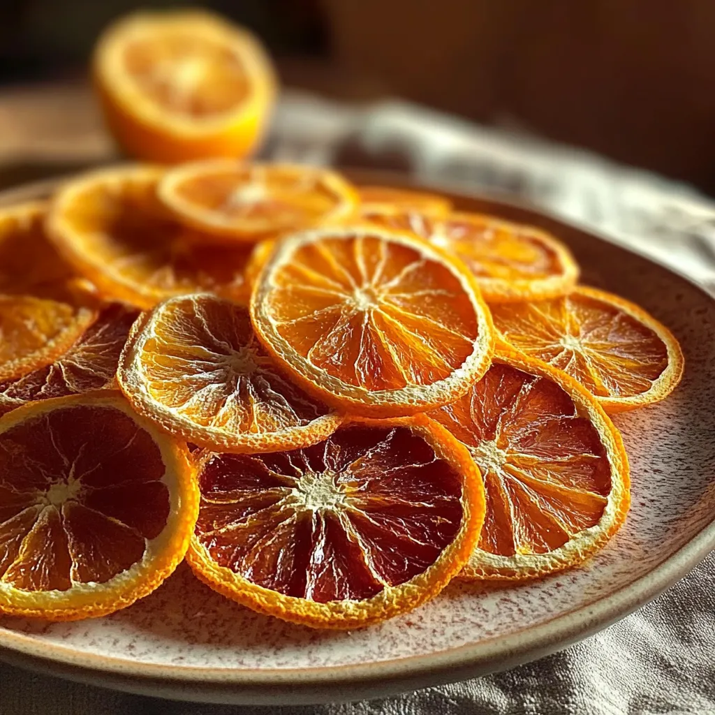 Easy Dried Orange Slices