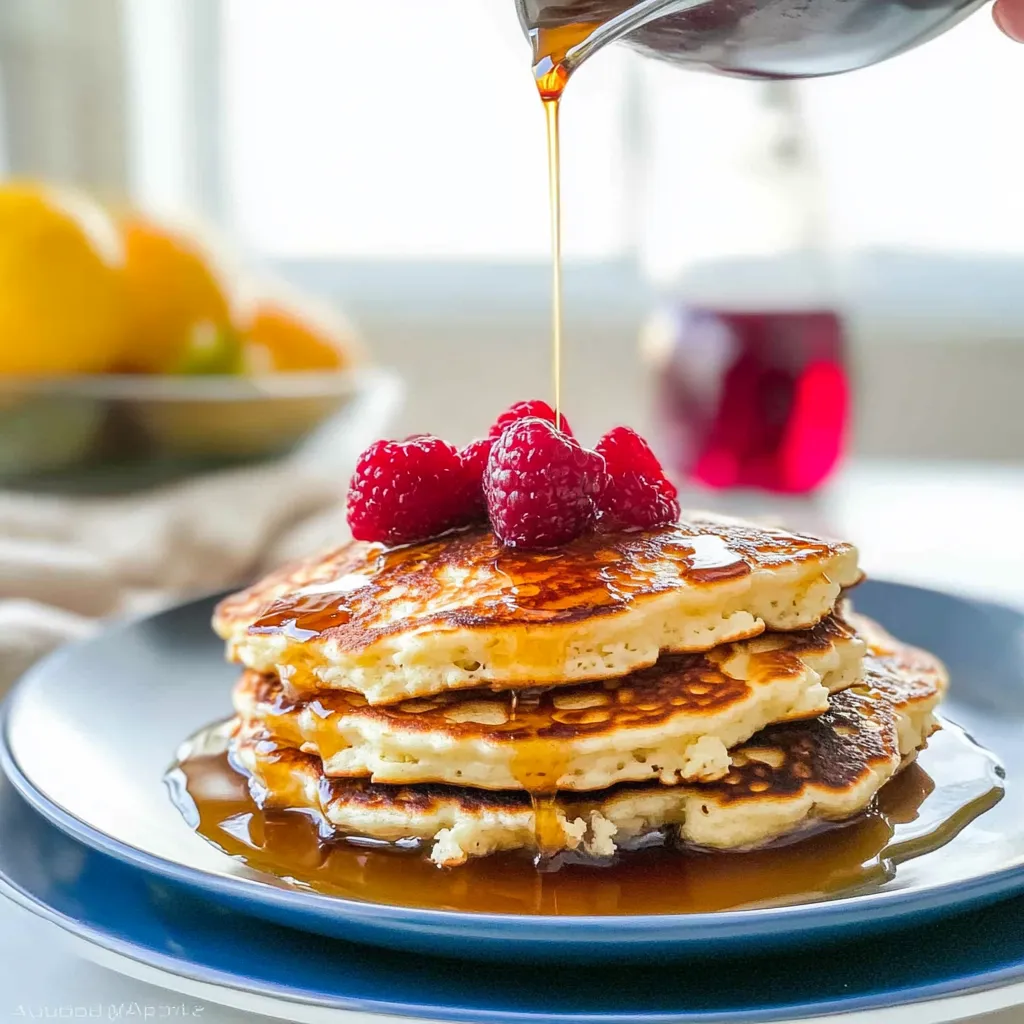 Fluffy Cottage Cheese Pancakes Recipe