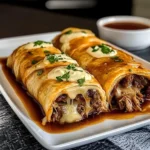 French Dip Tortilla Roll Ups