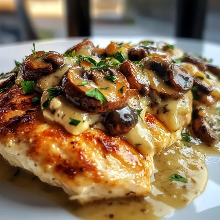 Gouda & Mushroom Stuffed Chicken
