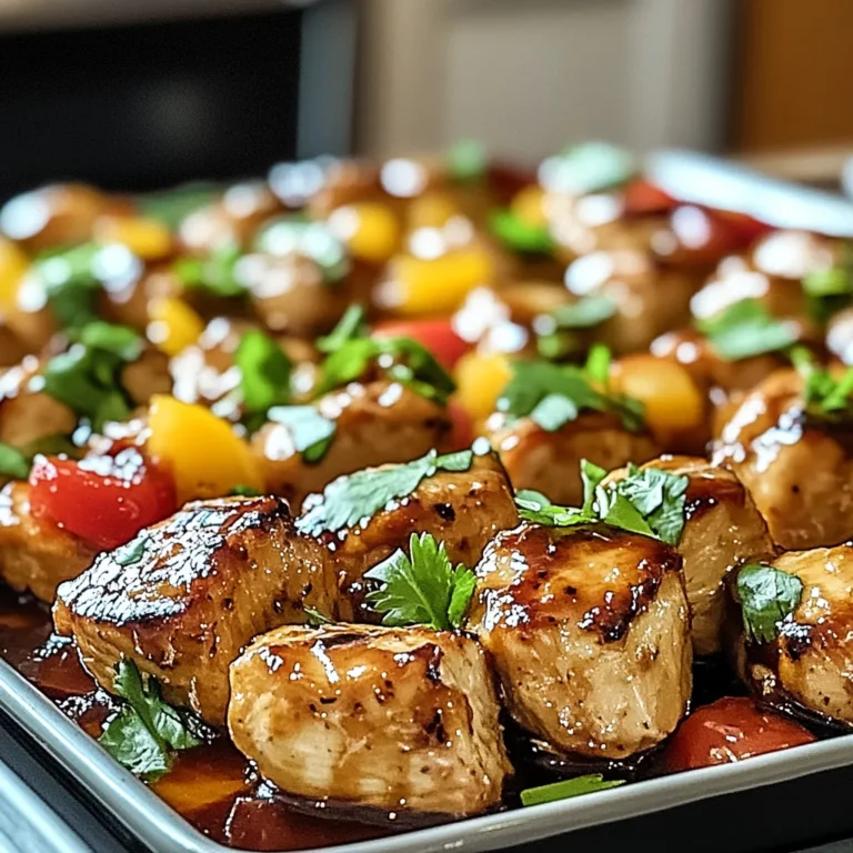 HAWAIIAN CHICKEN SHEET PAN RECIPE