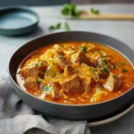 Hearty Hungarian Pork and Sauerkraut Goulash