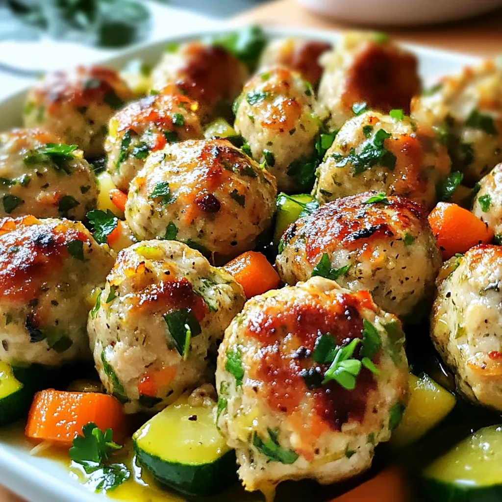 Herb Lemon Turkey Meatballs with Veggies: 5 Flavorful Secrets