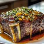 Irresistible Garlic Herb Rib Roast