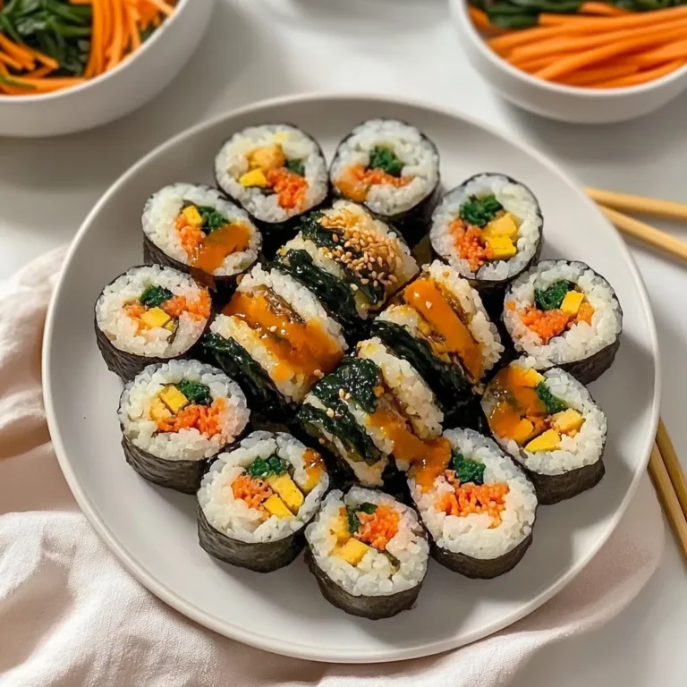 Kimbap (Korean Seaweed Rice Rolls