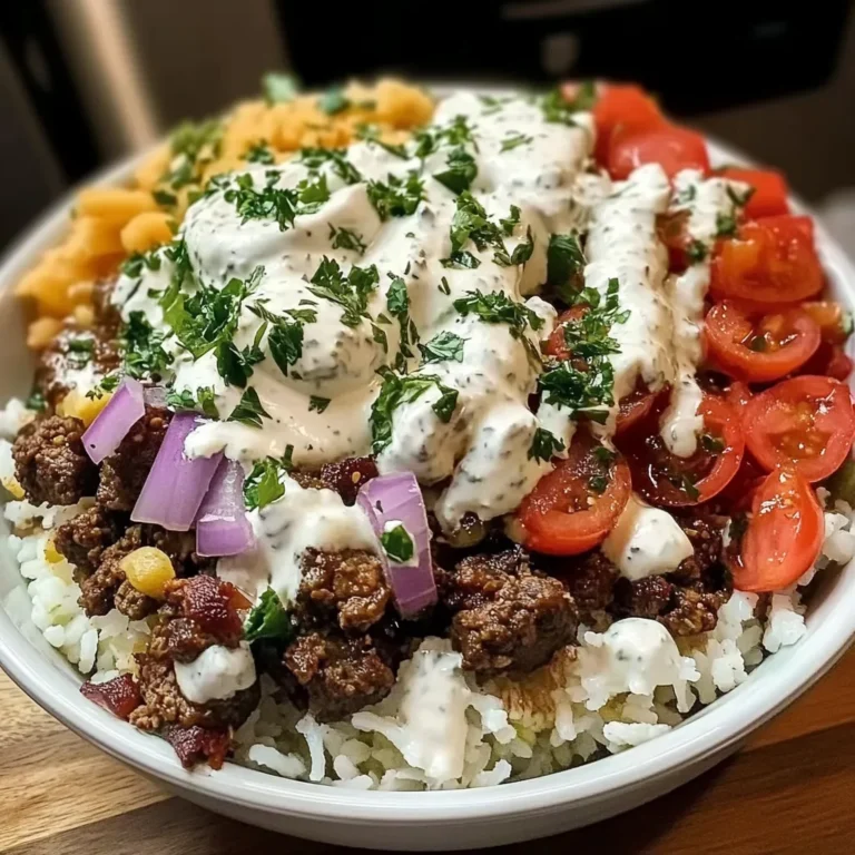 Lamb Gyro Bowls with Dreamy Creamy Sauce