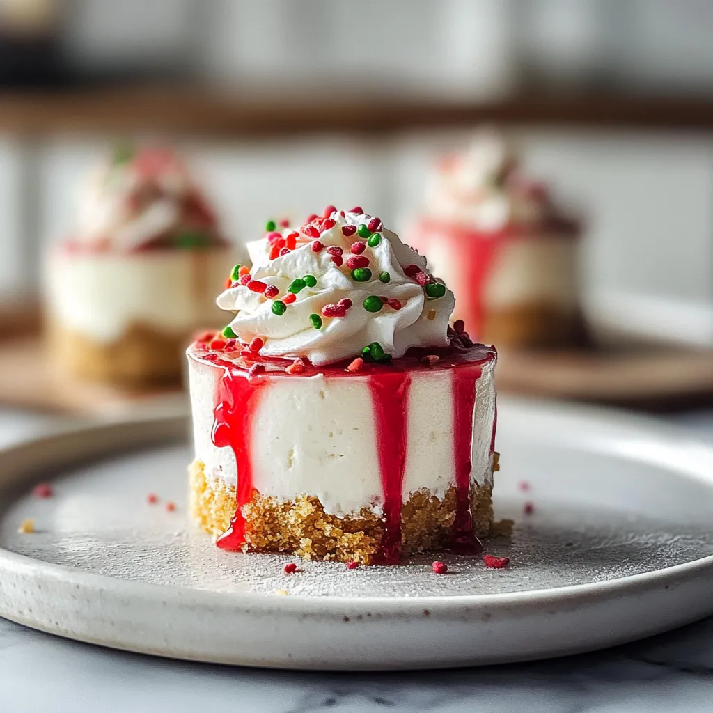 No-Bake Mini Cheesecakes