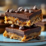 No-Bake Peanut Butter Chocolate Bars