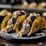 Oreo Crunch Cheesecake Tacos Recipe