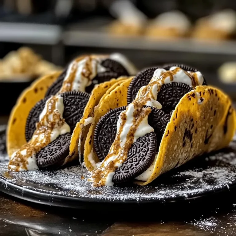 Oreo Crunch Cheesecake Tacos Recipe