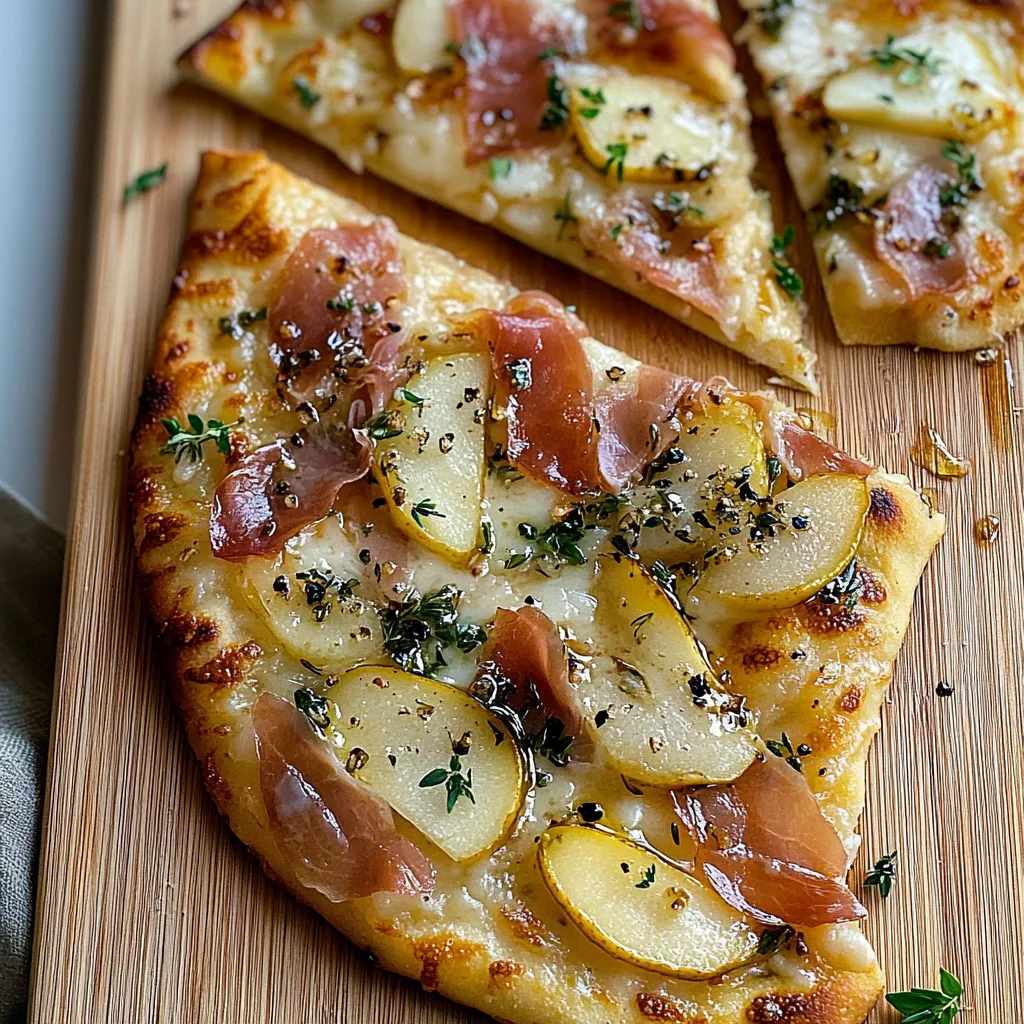 Pear Prosciutto Flatbread