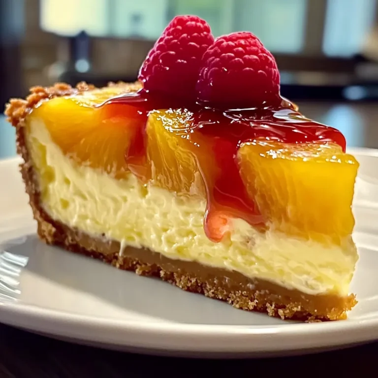 Pineapple Upside-Down Cheesecake