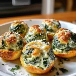 SPINACH DIP BITES