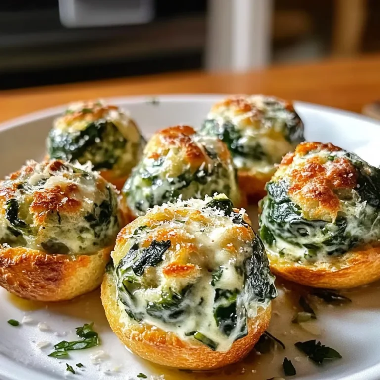SPINACH DIP BITES