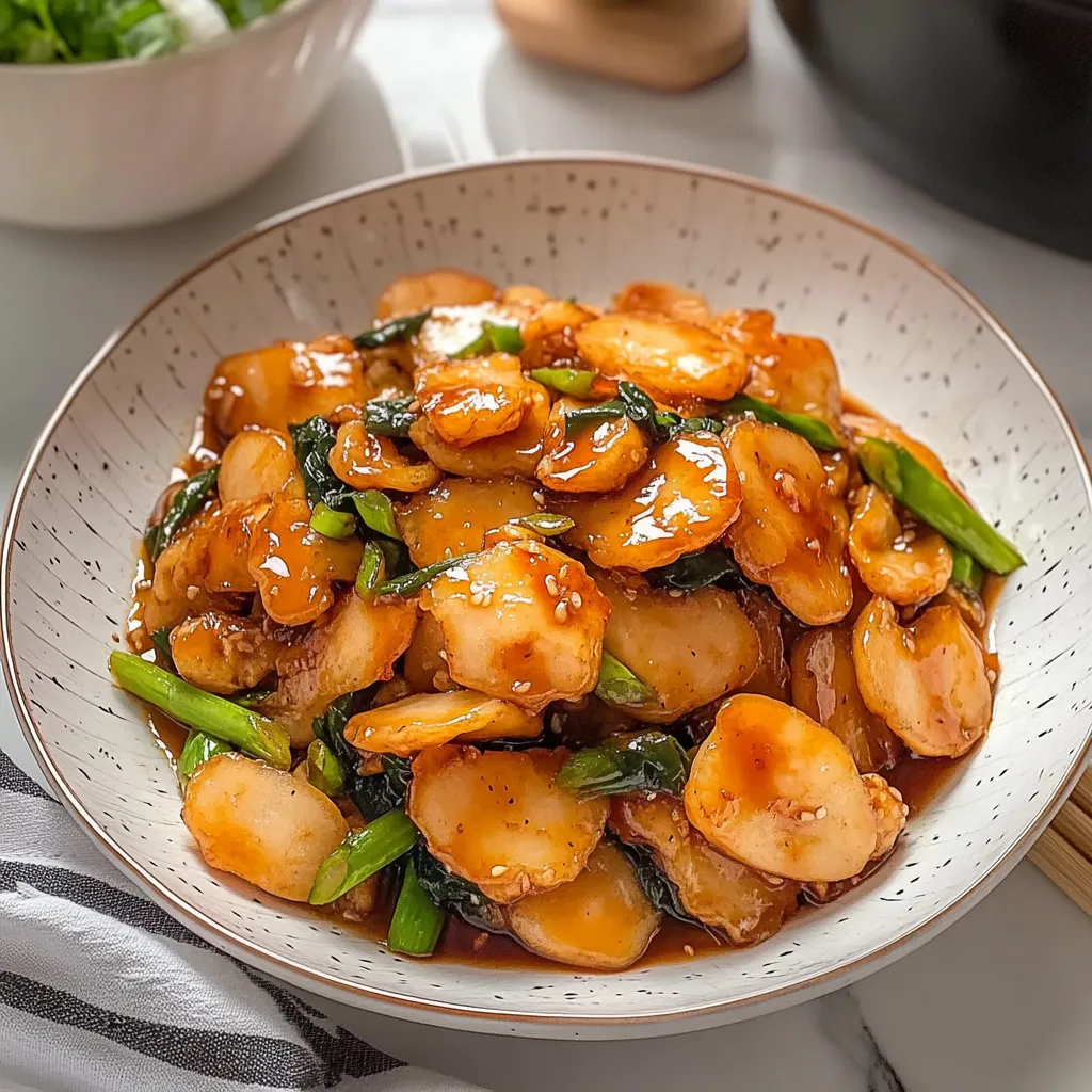 Stir-Fried Shanghai Rice Cakes (Chao Nian Gao)