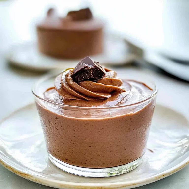 Two Ingredient Chocolate Mousse