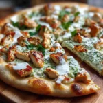 Tzatziki Chicken Pizza - Fresh, Flavorful & Mediterranean-Inspired