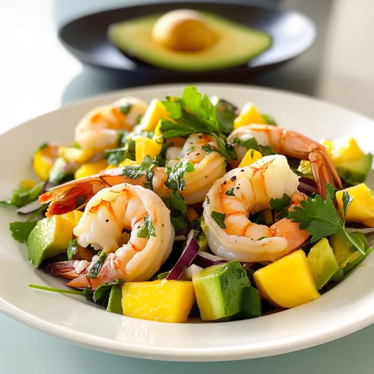Aussie Prawn Salad with Avocado and Mango Recipe