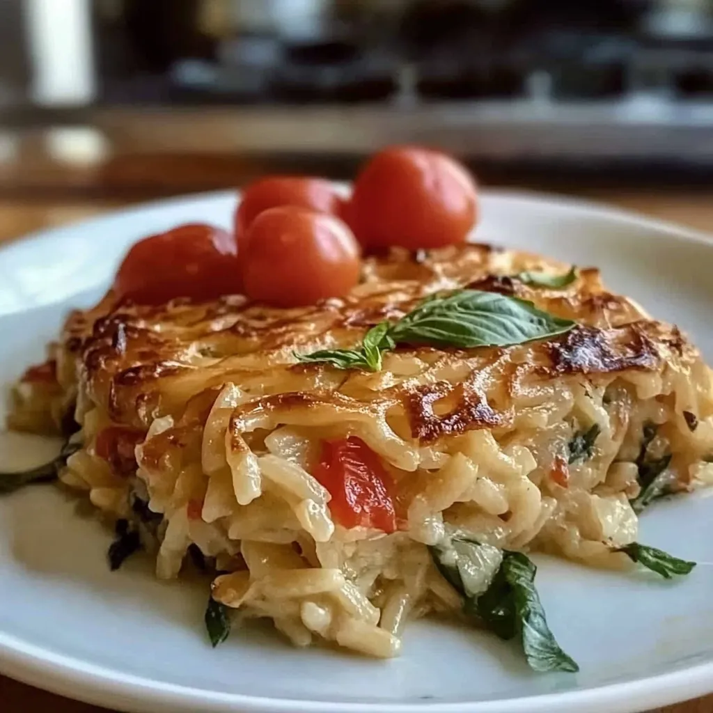 BOURSIN ORZO BAKE