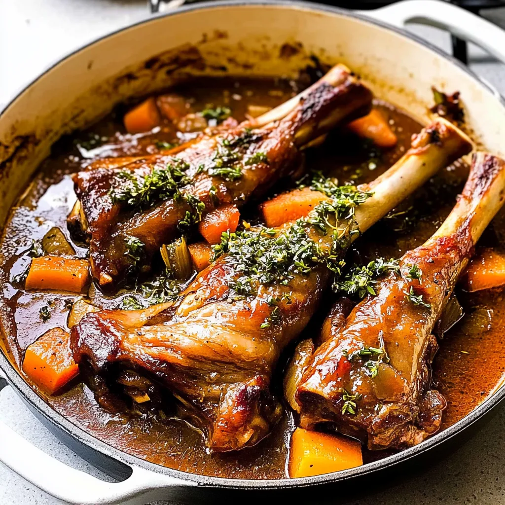 Braised Lamb Shanks