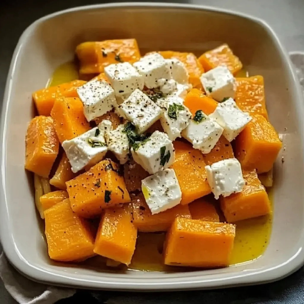 Butternut Squash Baked Feta Pasta