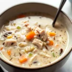CHICKEN AND WILD RICE SOUP