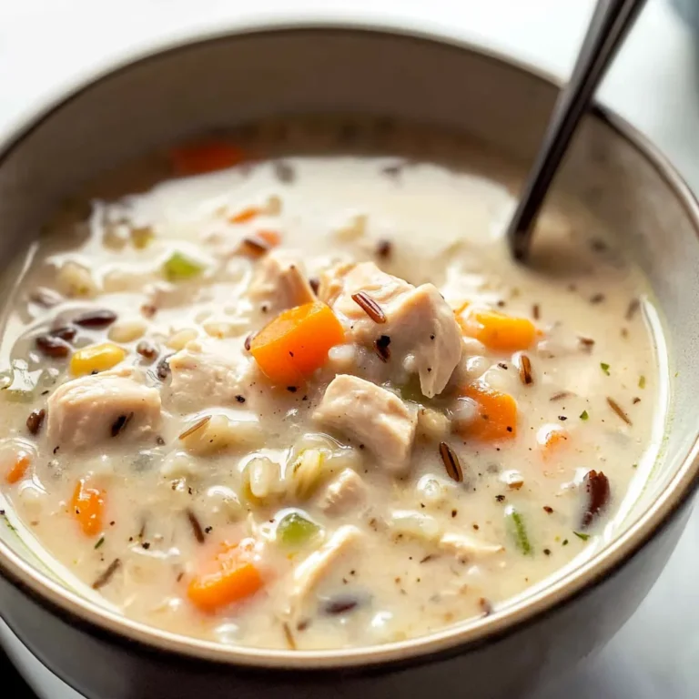 CHICKEN AND WILD RICE SOUP