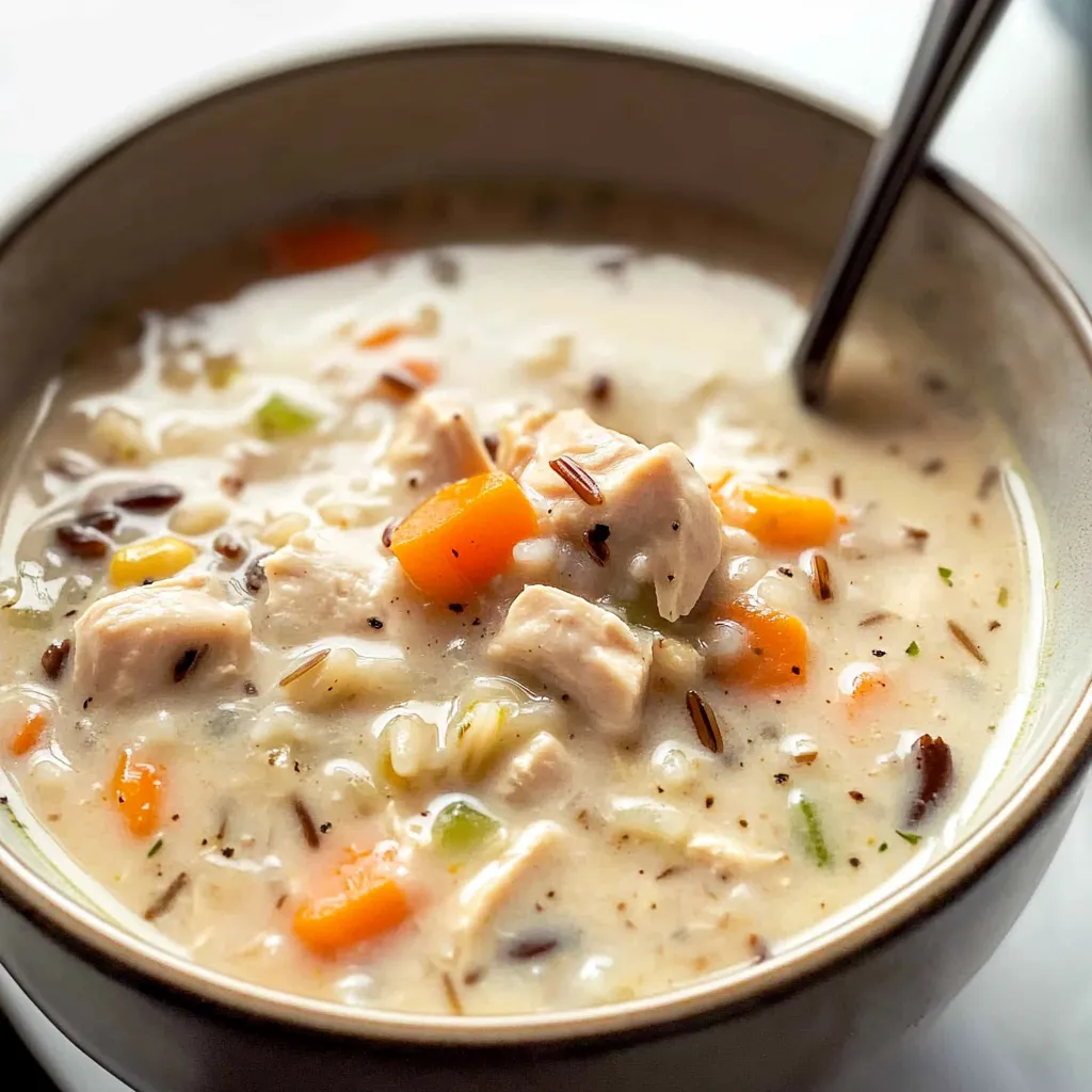 CHICKEN AND WILD RICE SOUP