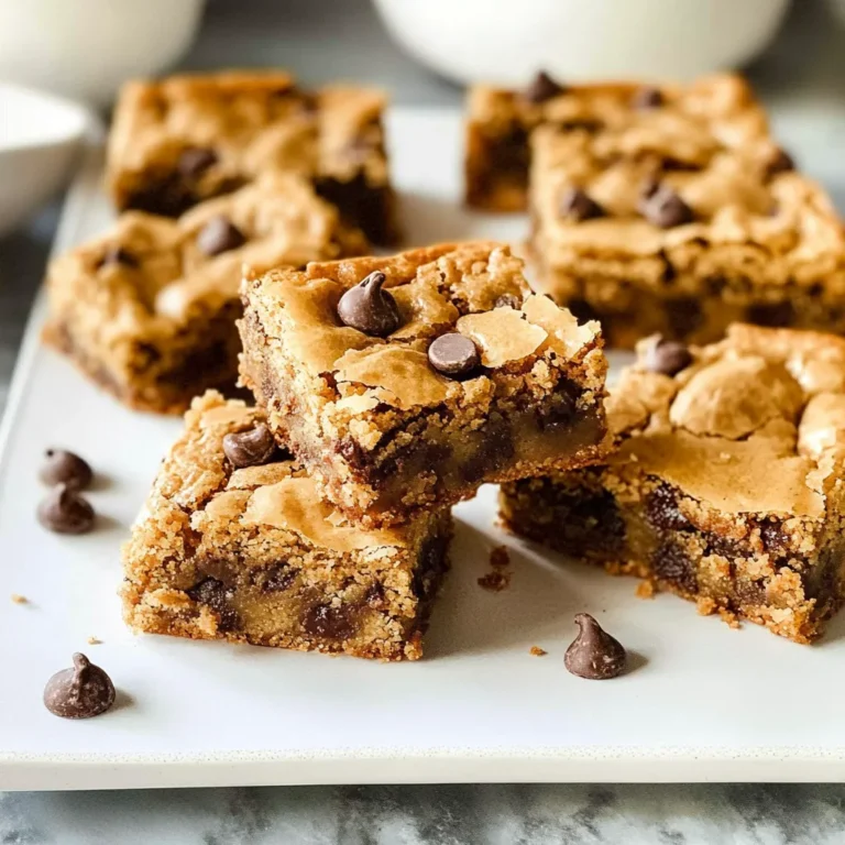Chocolate Chip Blondies