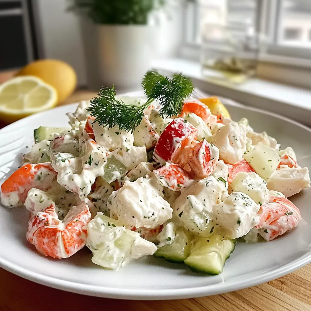 Classic Crab Salad: A Refreshing & Creamy Seafood Delight for Every Occasion